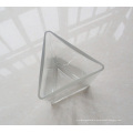 promotion drinking glass,triangle drinking glass,man blown glass cup